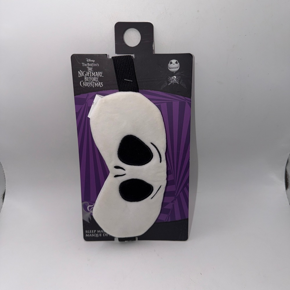 Disney OS Jack Skellington Sleep Mask Nightmare Before Christmas Goth Emo Spooky